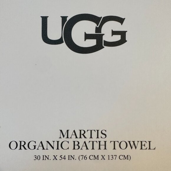 2 UGG Martis Towels 100% Organic Cotton Bath Towel 30''×54" Pink Rose Cloud - Picture 5 of 5